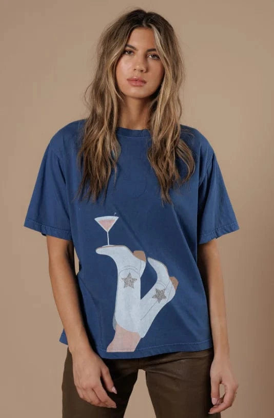 All Us Graphic Tee Cowboy Drink Big Boy Tee