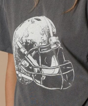 All Us Graphic Tee Football Helmet Big Boy Tee