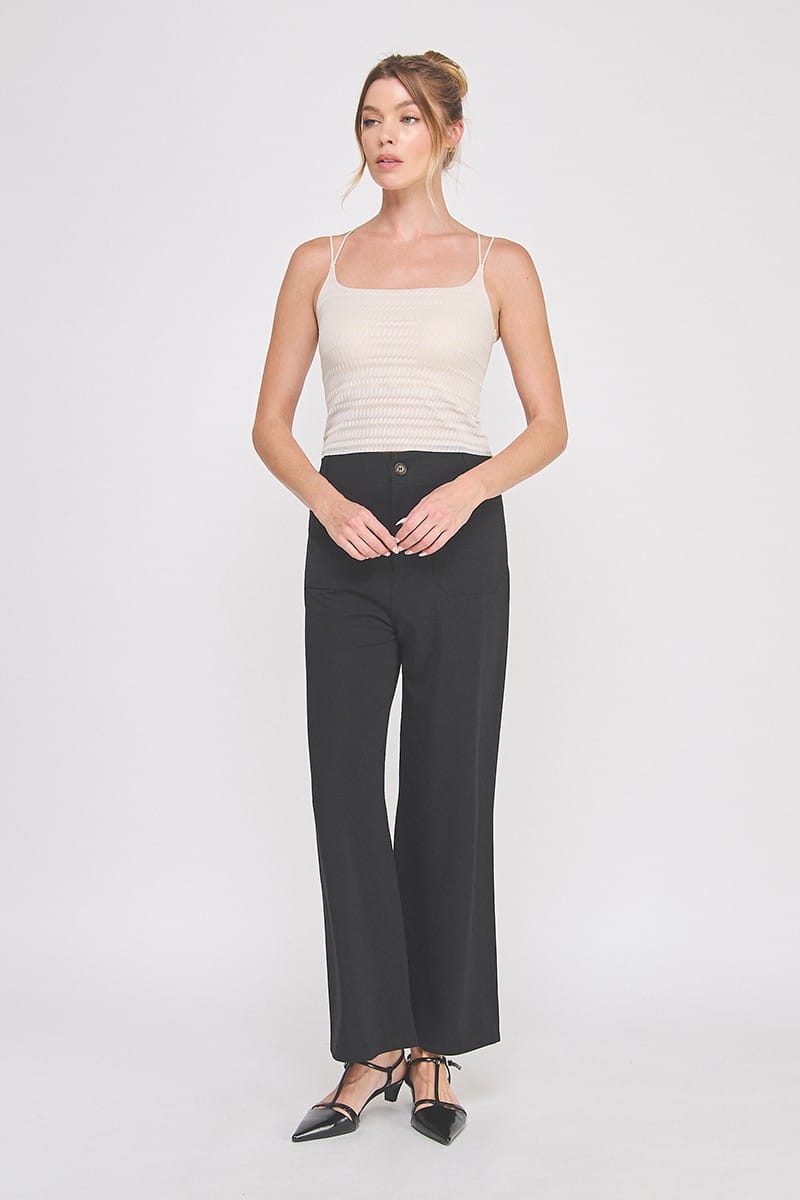 Allie Rose Avani Zig Zag Cami top with a colorful zigzag pattern, sleeveless design, and adjustable straps.
