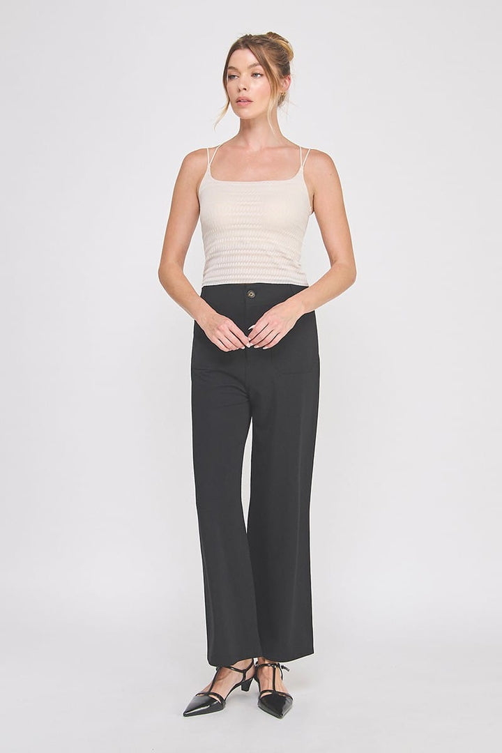 Allie Rose Avani Zig Zag Cami top with a colorful zigzag pattern, sleeveless design, and adjustable straps.