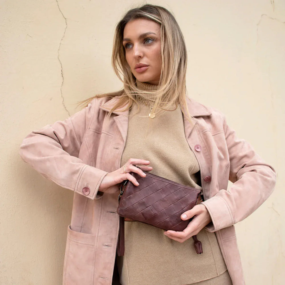 Amsterdam Heritage Purse Wine Murk Crossbody