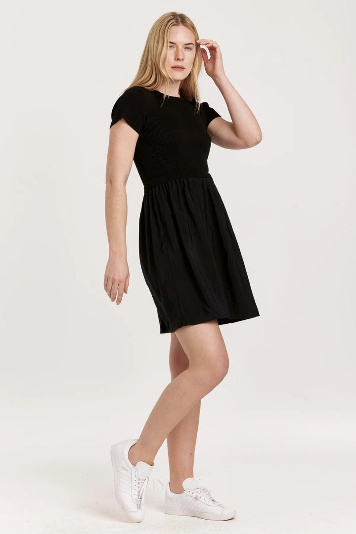 Another Love Dress Avalon Mock Neck Dress