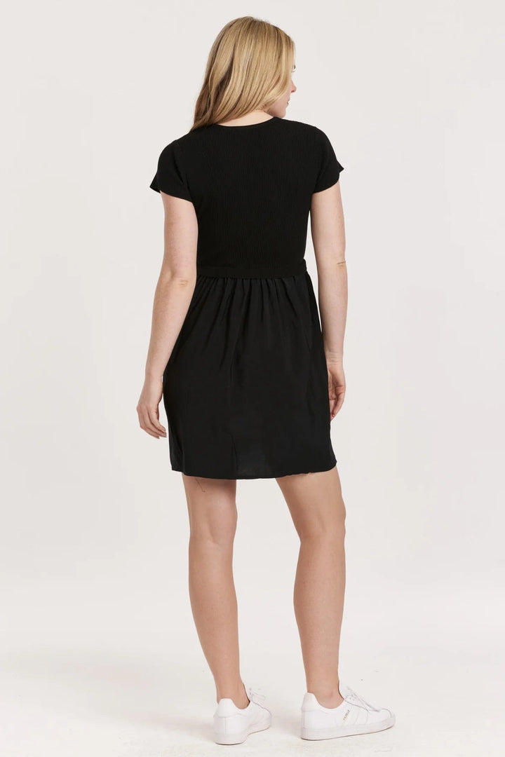 Another Love Dress Avalon Mock Neck Dress