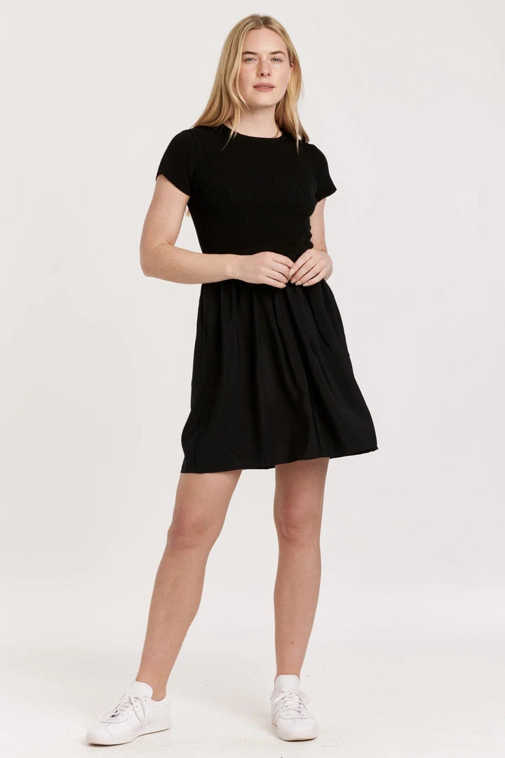 Another Love Dress Avalon Mock Neck Dress