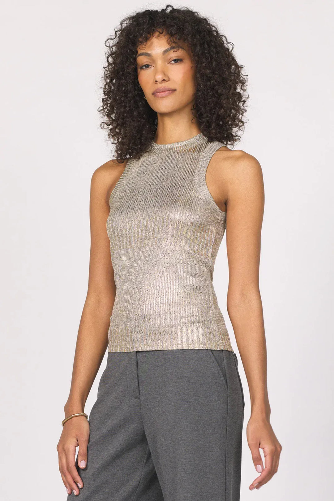 Another Love Tank Gold Foil / XS Pamela Foil Tank