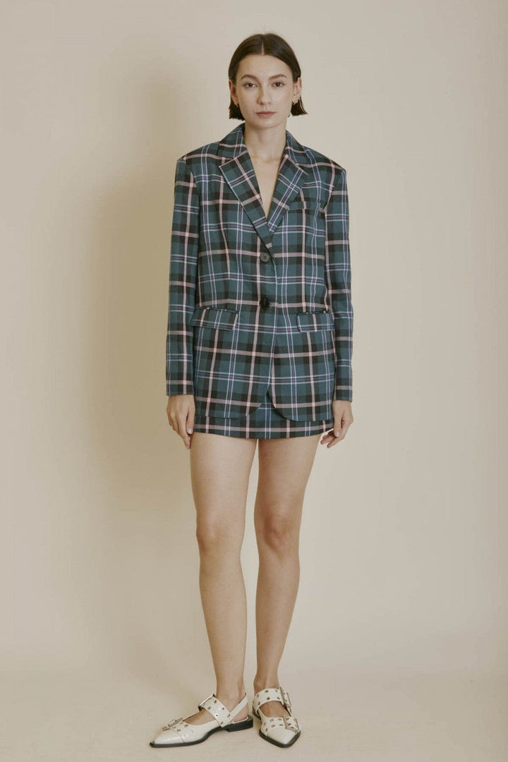 Aureum Blazer Aureum Plaid Blazer