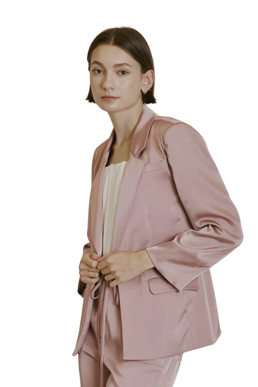 Aureum Blazer Mauve / XS Aureum Satin Blazer