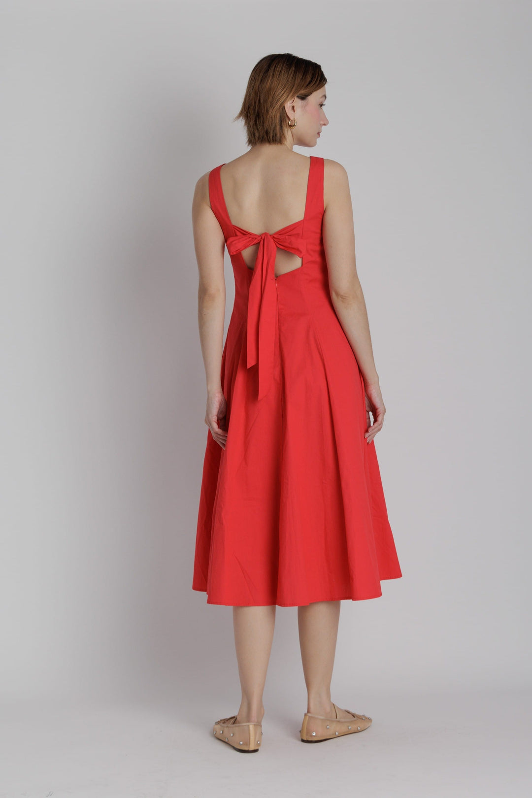 Aureum Dress Eliana Keyhole Midi Dress