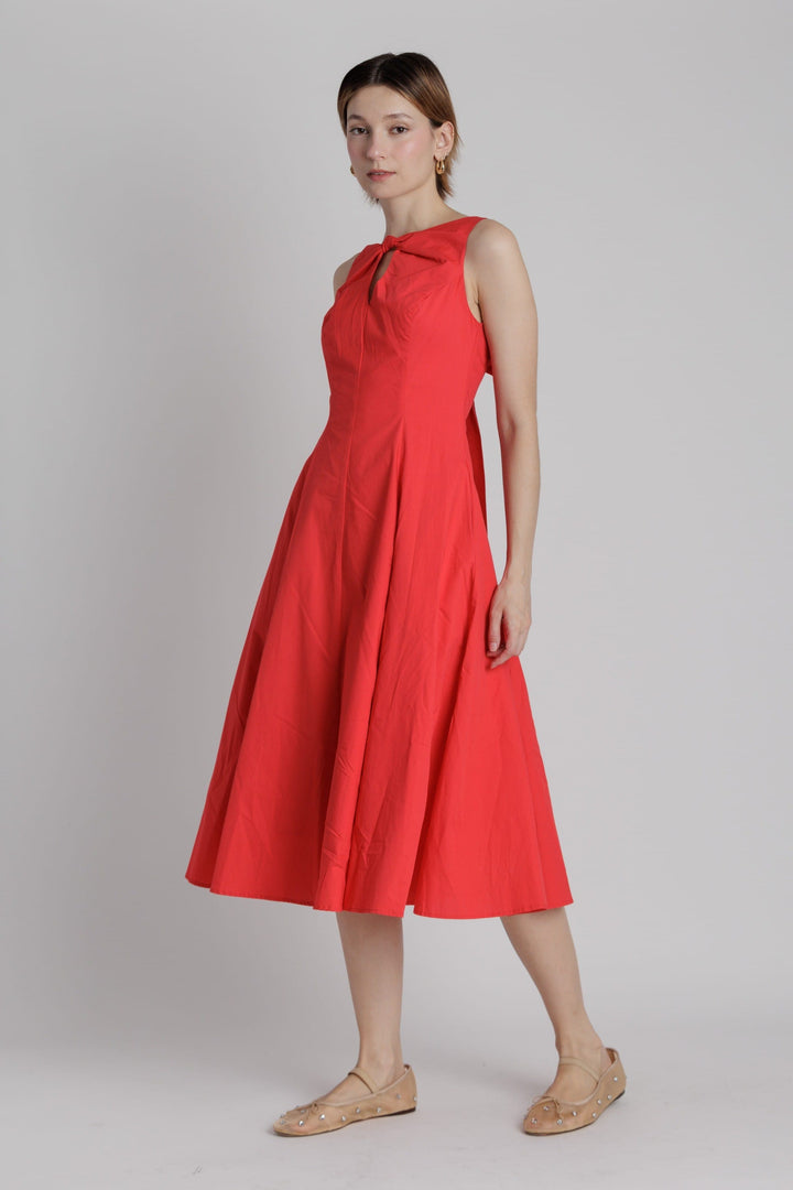 Aureum Dress Eliana Keyhole Midi Dress