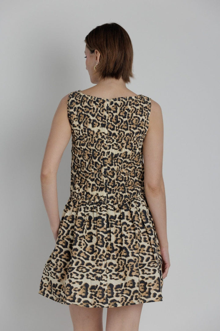 Aureum Dress Eliana Smocked Midi Dress