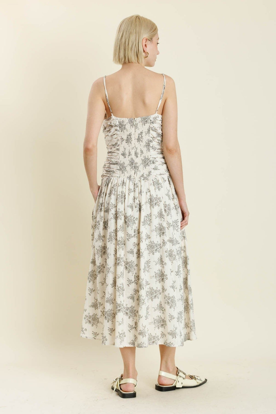 Aureum Dress Journee Floral Midi Dress