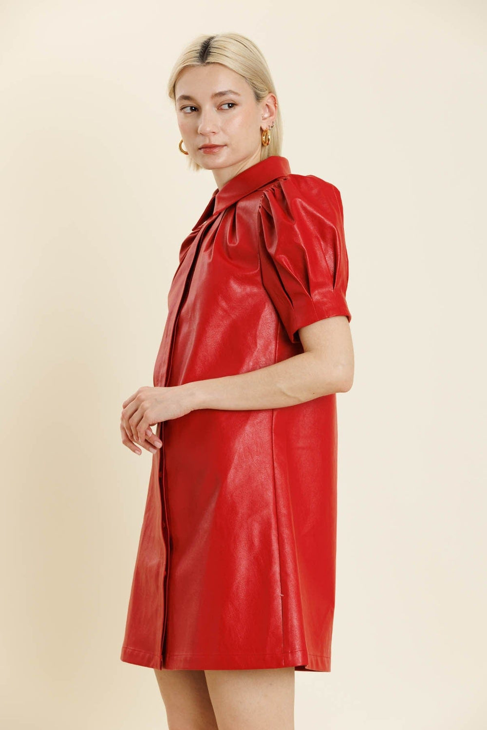 Aureum Dress Lola Vegan Leather Dress