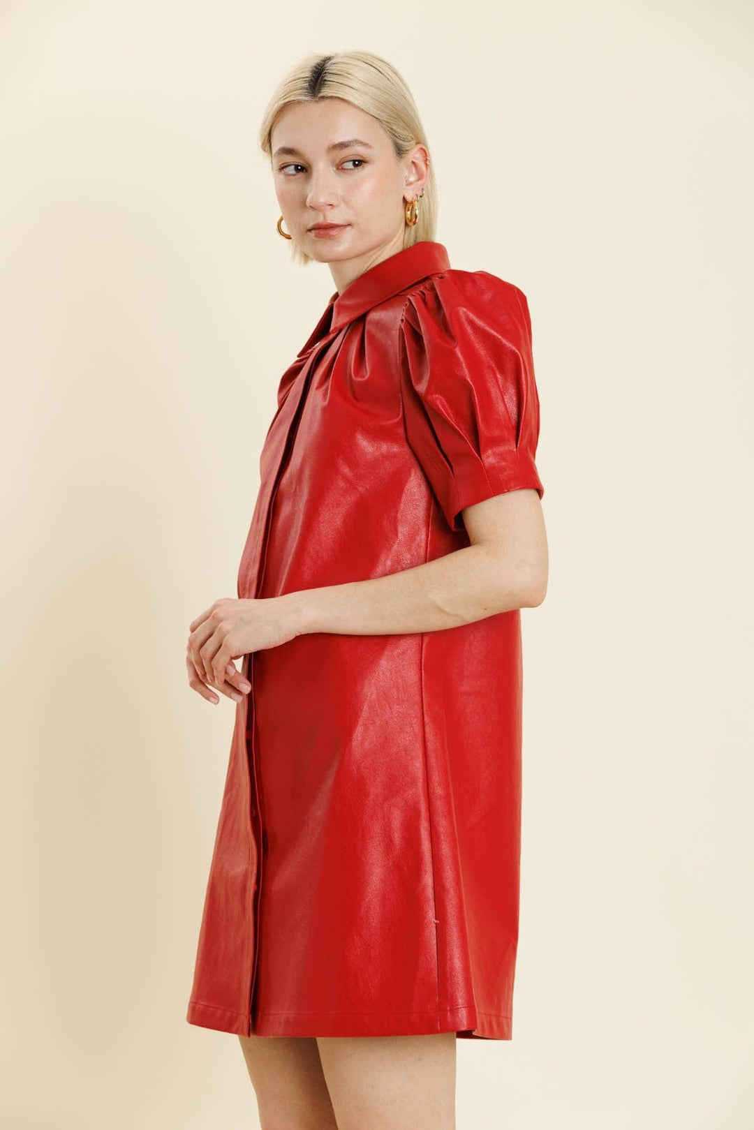 Aureum Dress Lola Vegan Leather Dress