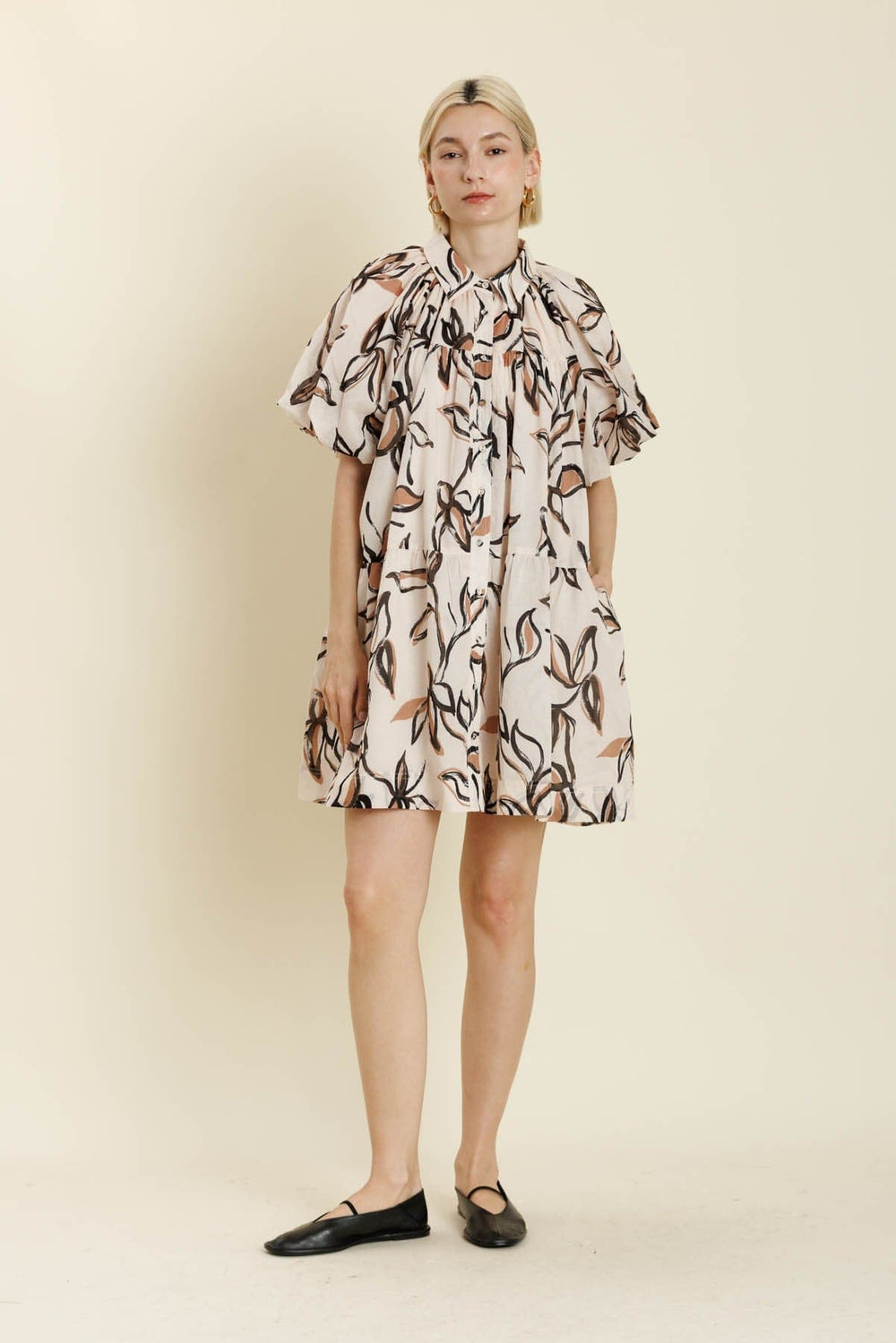 Aureum Dress Norah Floral Mini Dress