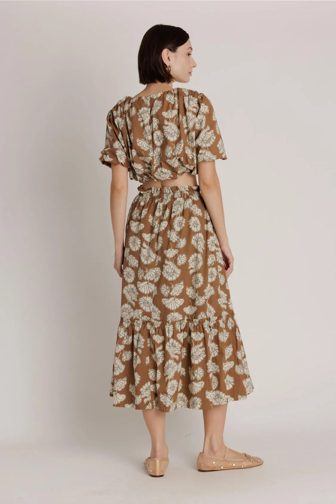 Aureum Midi Skirt Ellie Ruffle Midi Skirt