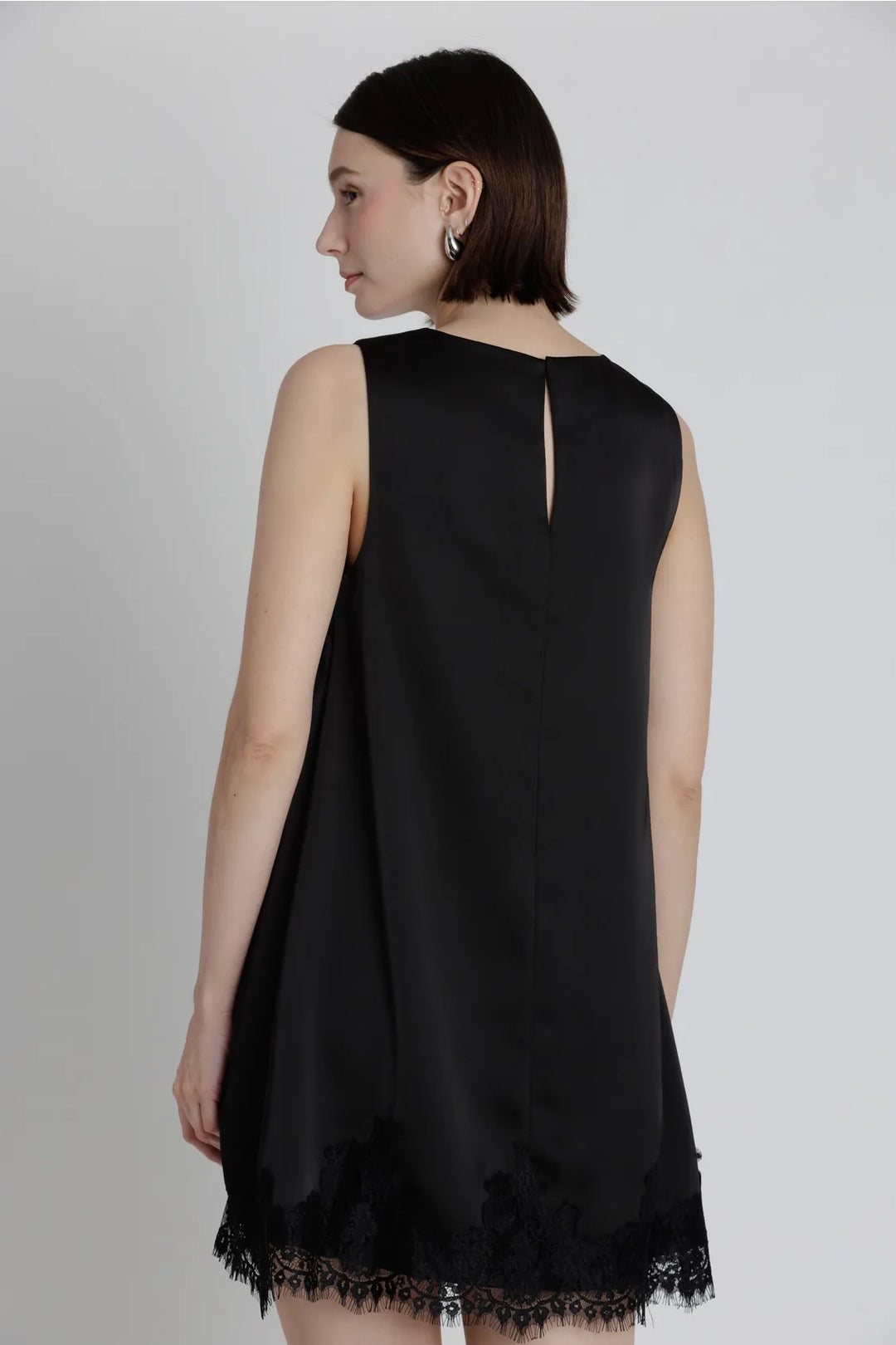 Aureum Mini Dress Daisy Lace Trim Mini Dress