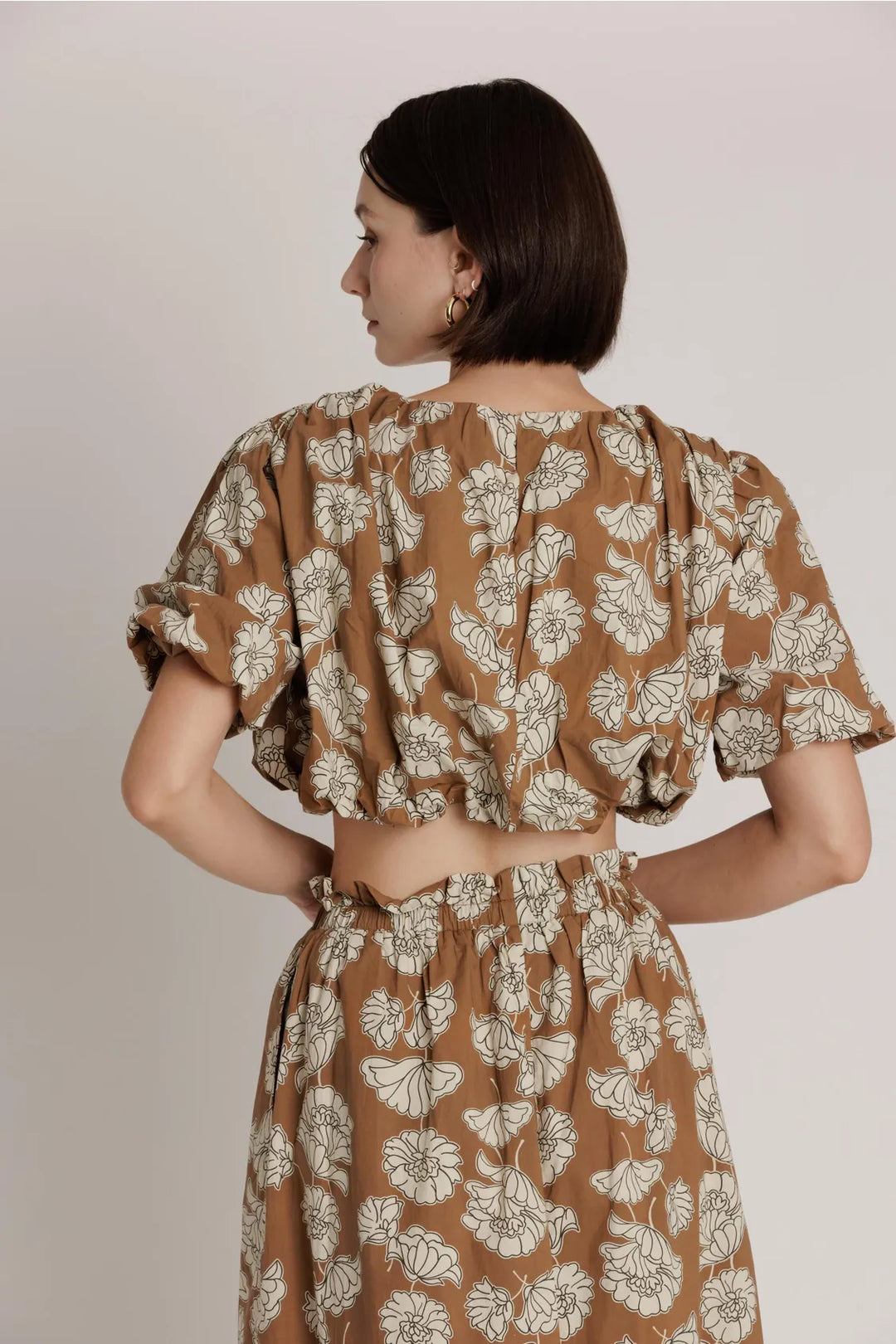 Aureum Top Amara Bubble Crop Top