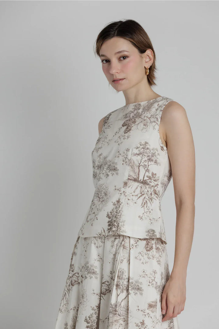 Aureum Top Cora Toile Top