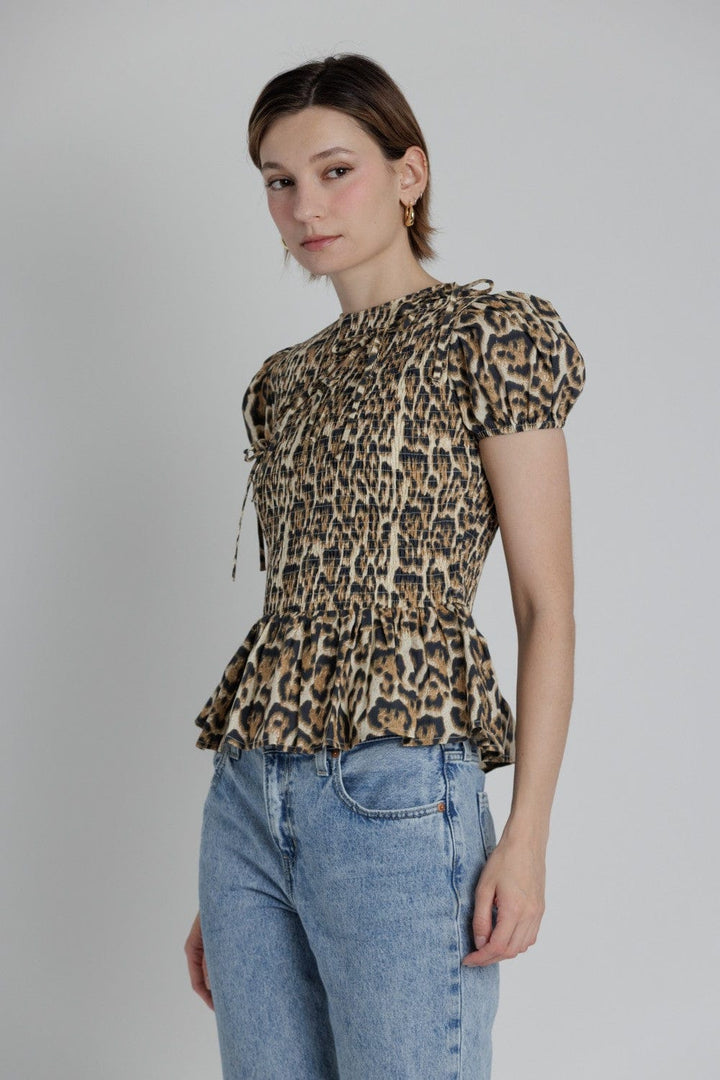 Aureum Top Deanna Peplum Top