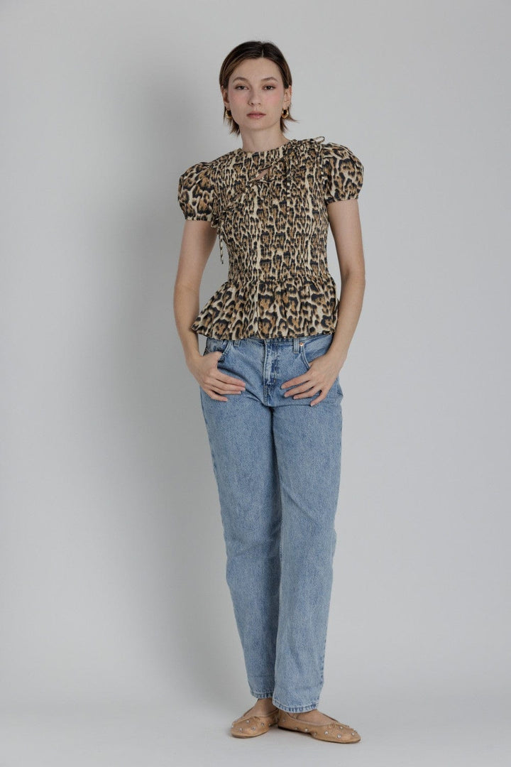 Aureum Top Deanna Peplum Top