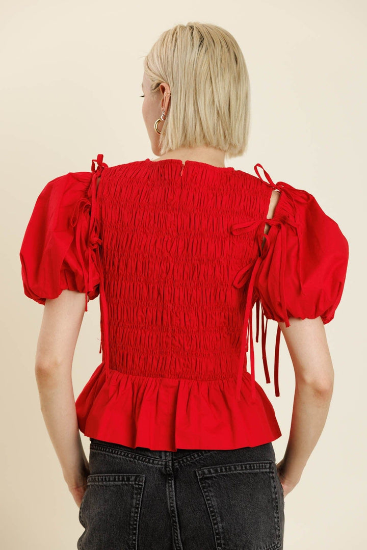 Aureum Top Lena Detachable Sleeve Top