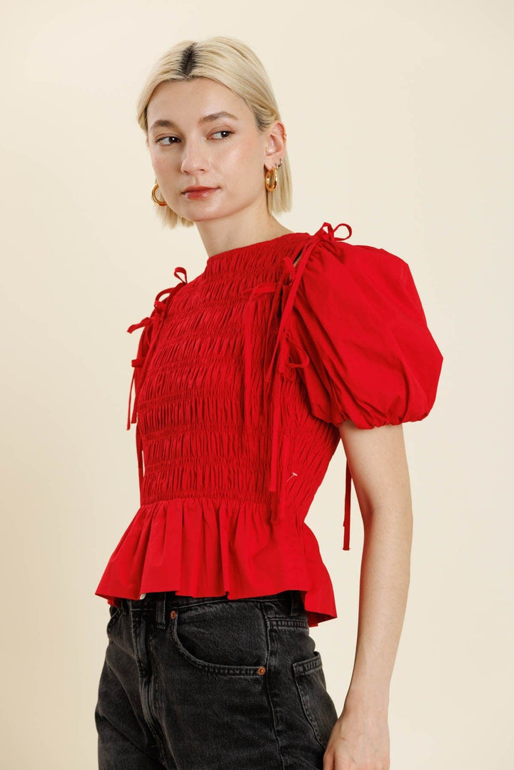 Aureum Top Lena Detachable Sleeve Top
