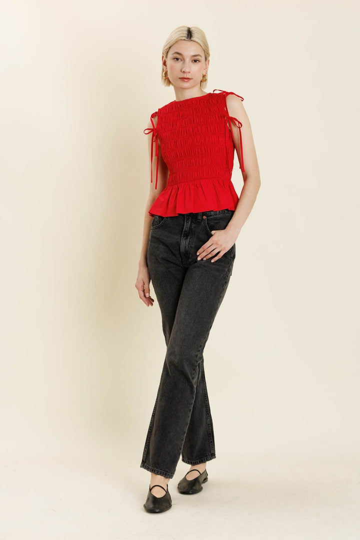 Aureum Top Lena Detachable Sleeve Top