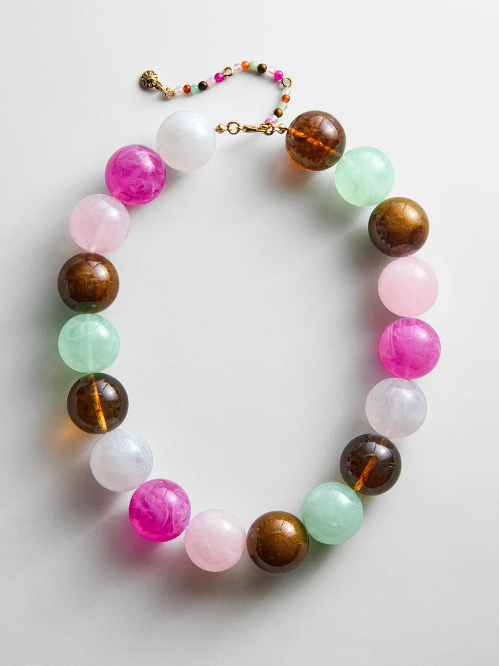 BaubleBar Necklace Pink Multi Jane Beaded Necklace