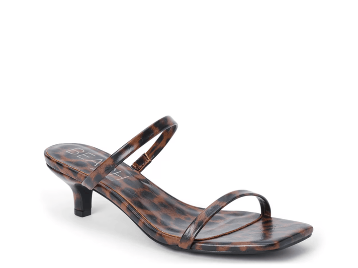 Beach by Matisse Sandal Brown Leopard / 6 Jeanne Heeled Sandal