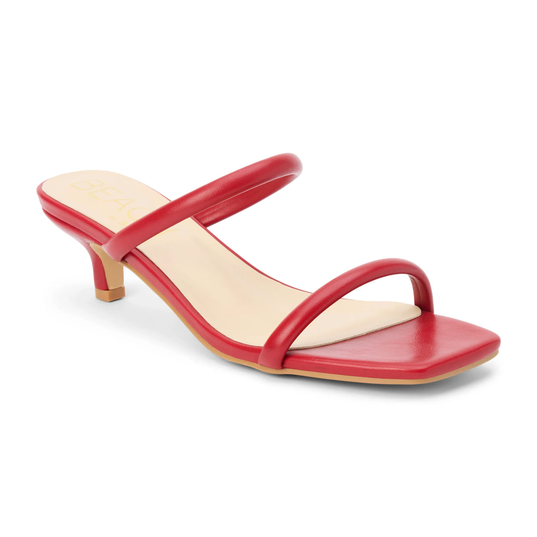 Beach by Matisse Sandal Red / 6 Jeanne Heeled Sandal