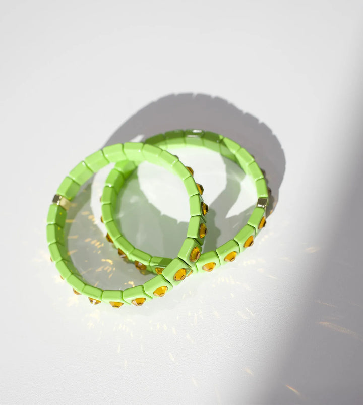 Béljoy Bracelet Green Sylvie Gemstone Bracelet