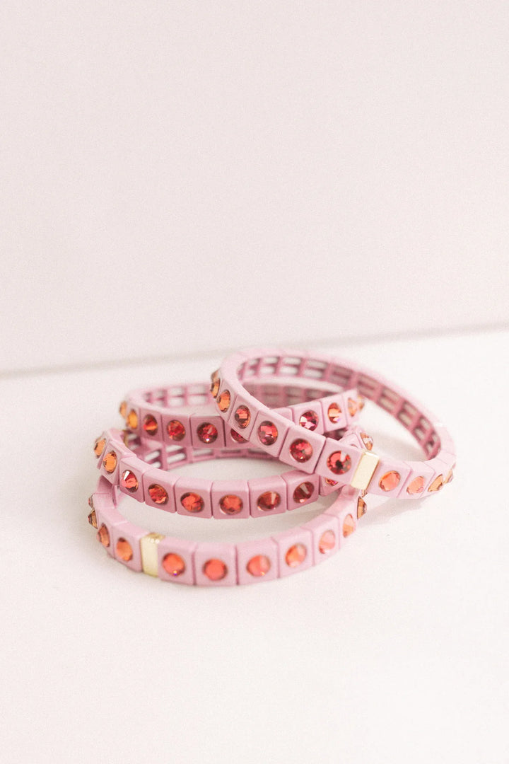 Béljoy Bracelet Pink Sylvie Gemstone Bracelet