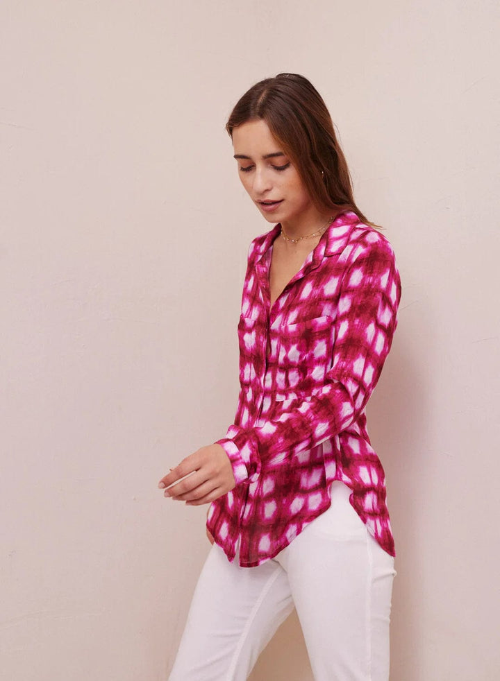 Bella Dahl Top Full Button Down Hipster Shirt