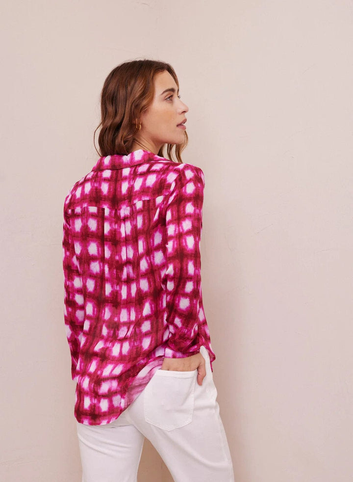 Bella Dahl Top Full Button Down Hipster Shirt