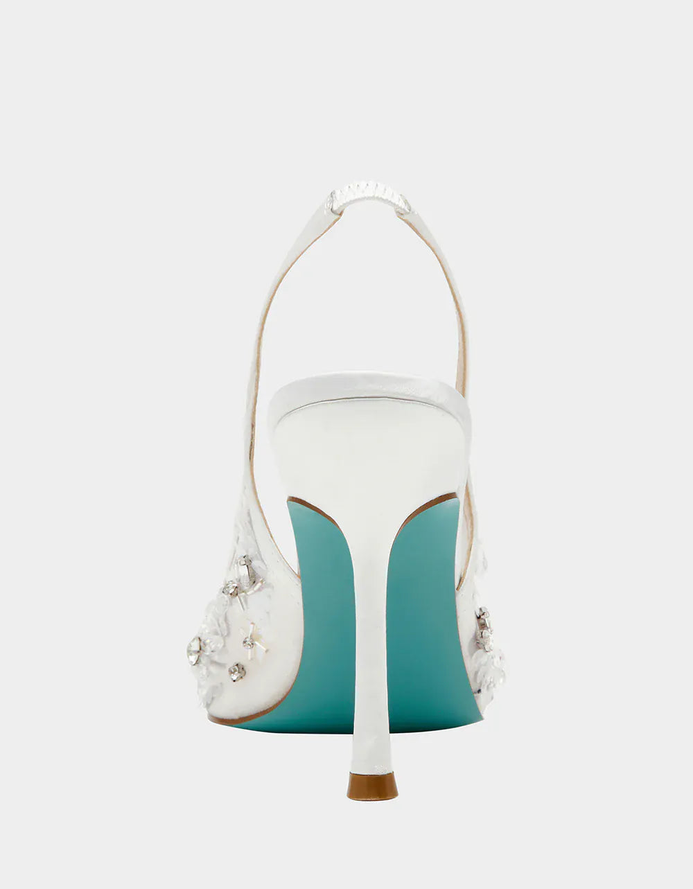 Betsey Johnson Eddie Slingback sandal featuring a stylish strap design and a comfortable heel for casual or dressy occasions.