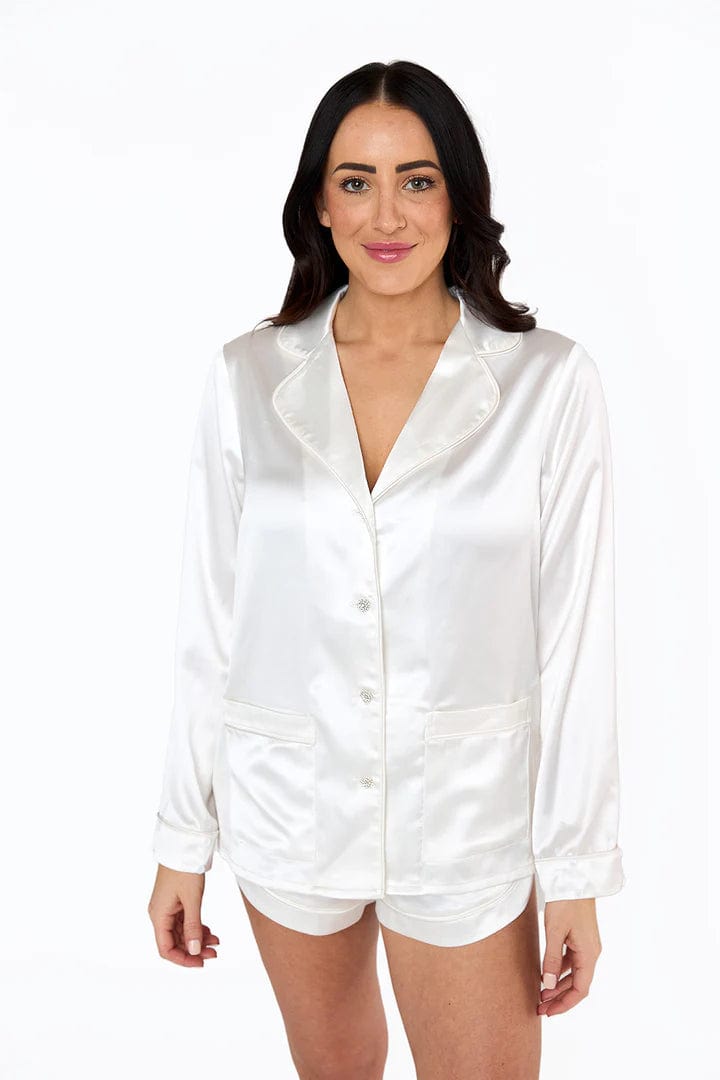 Buddy Love Pajamas Prescott Feather Trim Pajama Set