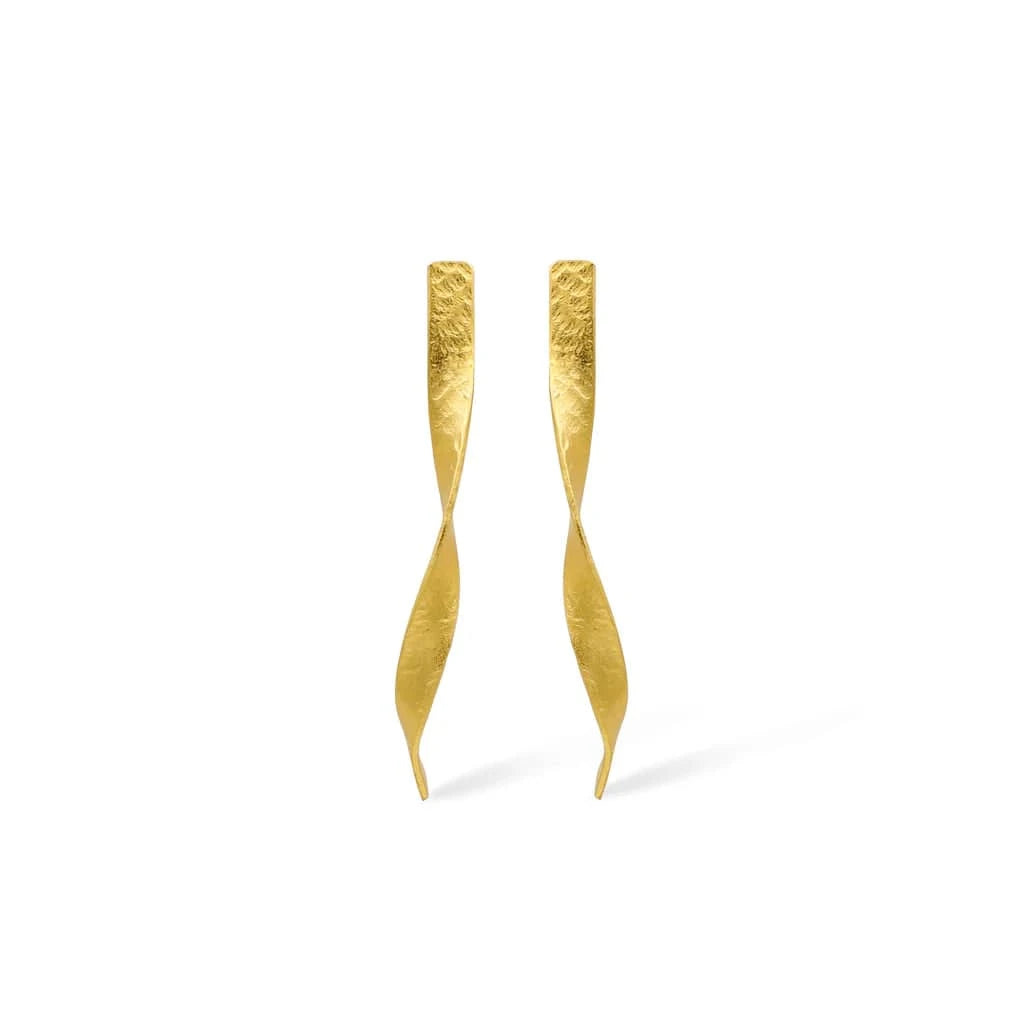 By Aris Earrings Swirl Post Earrings