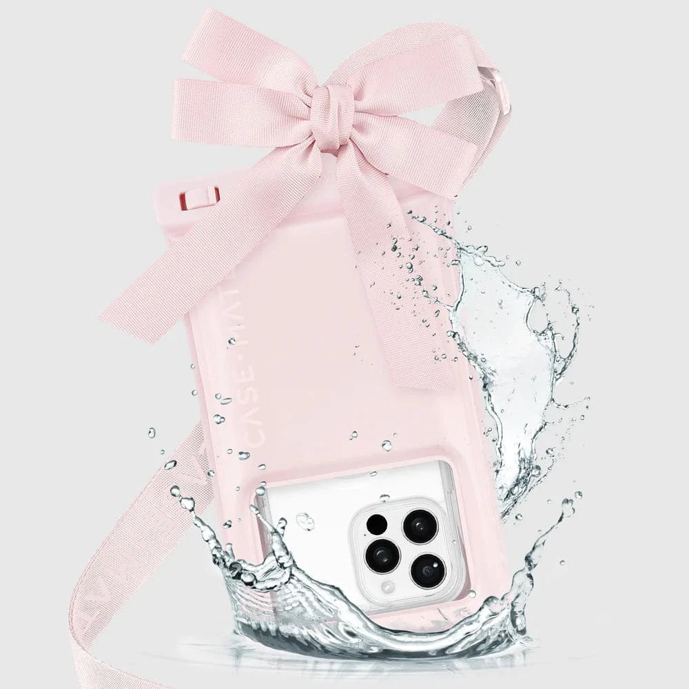 Case Mate Gift Ballet Pink Bow Waterproof Floating Pouch