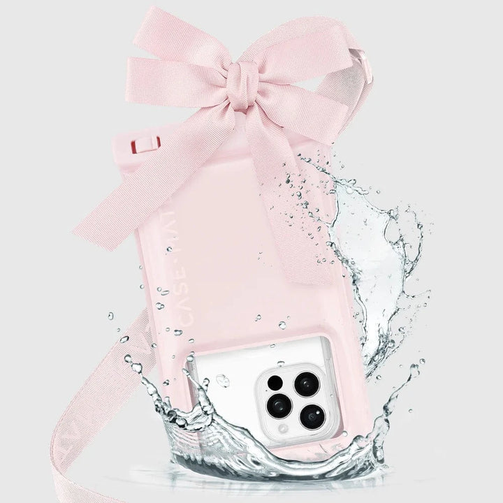 Case Mate Gift Ballet Pink Bow Waterproof Floating Pouch