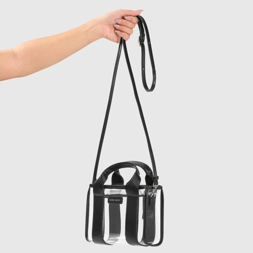 Case Mate Tote Black / Clear Micro Stadium Tote