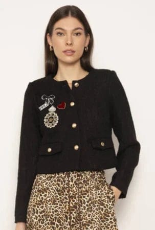 Central Park West NY Jacket Black / S Miley Tweed Jacket