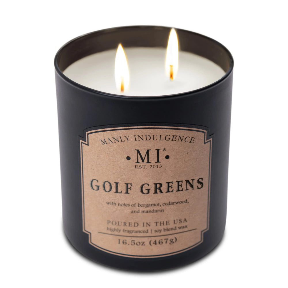 Colonial Candle Candles Golf Greens Manly Indulgence Candle