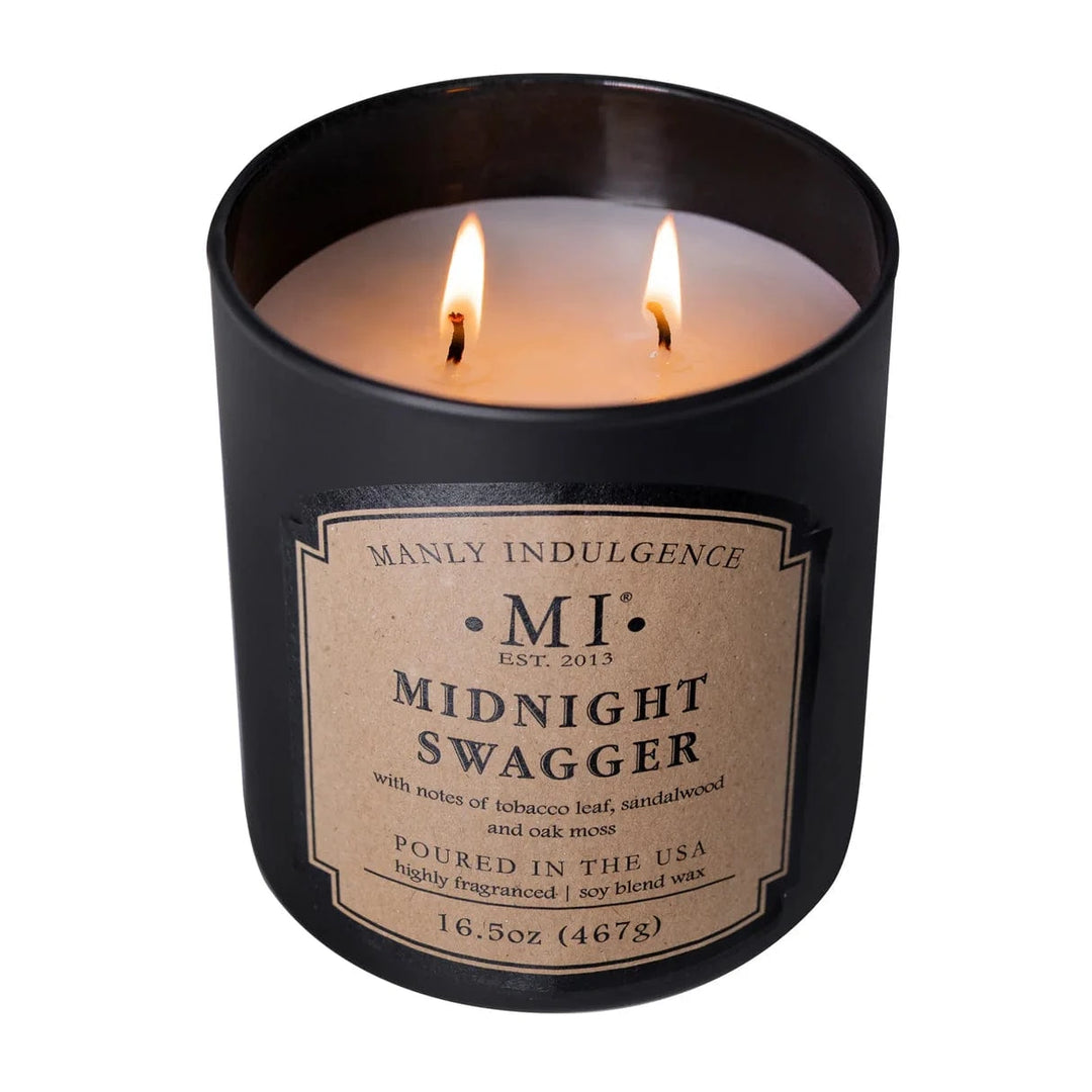Colonial Candle Candles Midnight Swagger Manly Indulgence Candle