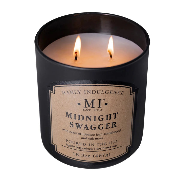 Colonial Candle Candles Midnight Swagger Manly Indulgence Candle