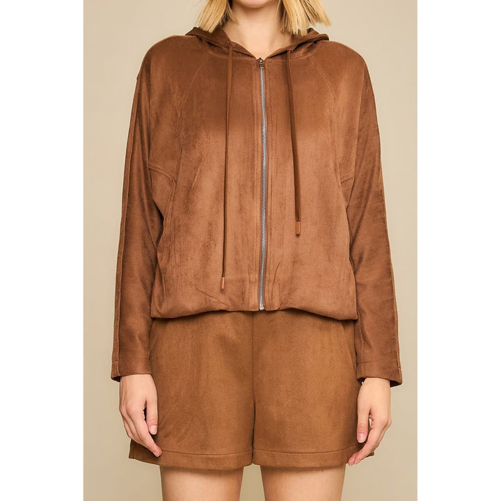 Cozy Co. Shorts Brown / S Peyton Suede Shorts