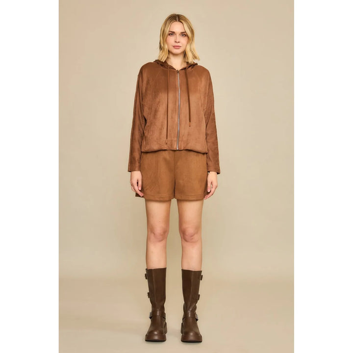 Cozy Co. Shorts Peyton Suede Shorts