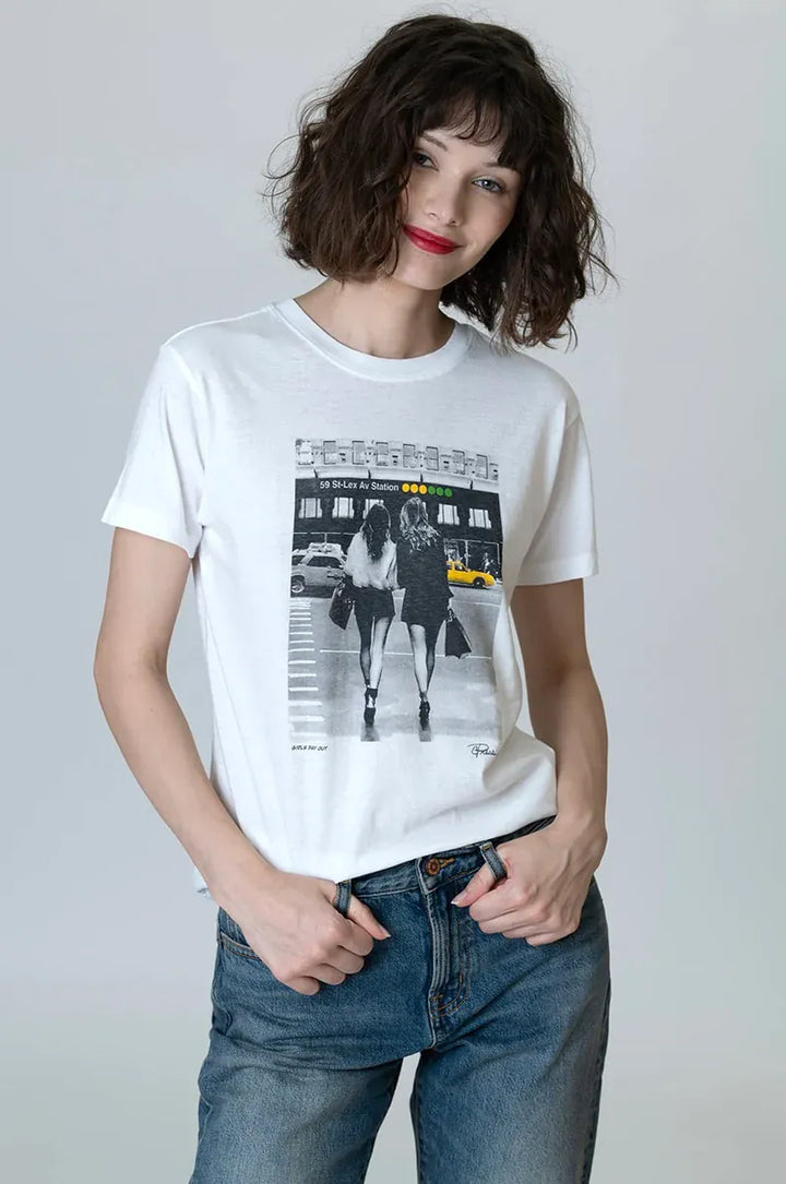 CPress Studio Graphic Tee Girls Day Out Mushie Tee