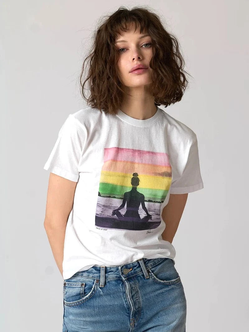 CPress Studio Graphic Tee Peace of Mind Mushie Tee