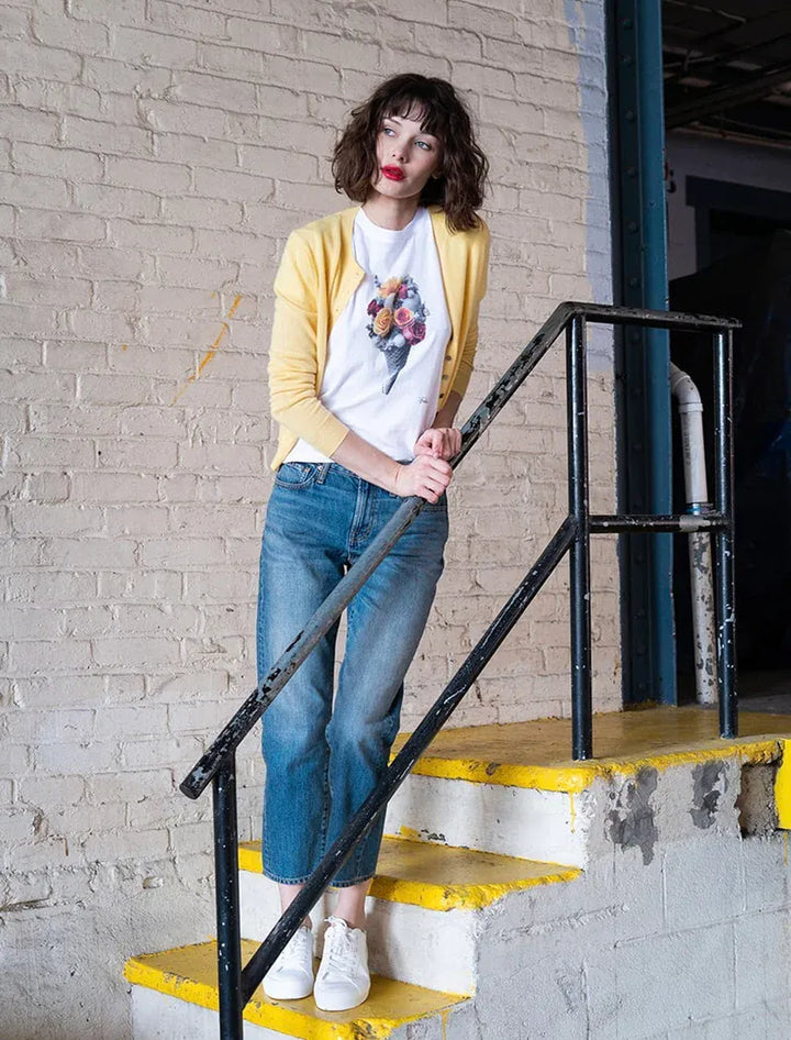 CPress Studio Graphic Tee Scoop &amp; Bloom Mushie Tee