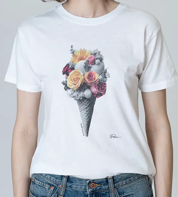 CPress Studio Graphic Tee Scoop &amp; Bloom Mushie Tee